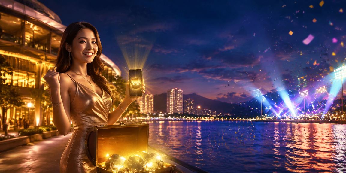 Suasana hiburan kasino di Pulau Pinang dengan pemain menikmati permainan jackpot